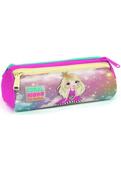 Pembe Prenses Üç Bölmeli Çantası - Kız Çocuk