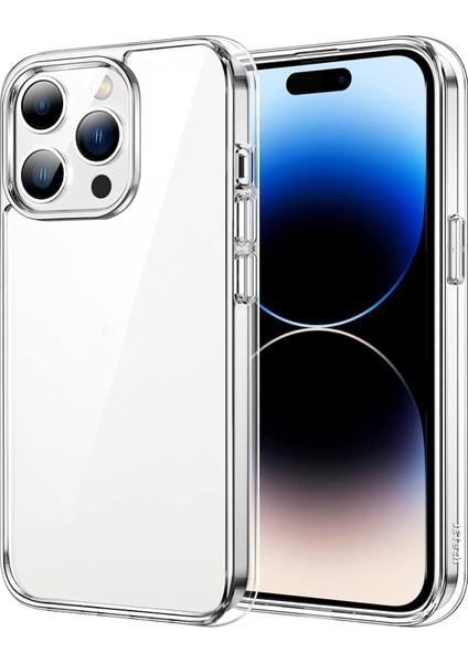 Aksesuar 13 Pro Şeffaf Kılıf 13 Pro (6.1&apos;) Şeffaf Silikon Kılıf Transparent 13 Pro Kılıfı Şeffaf