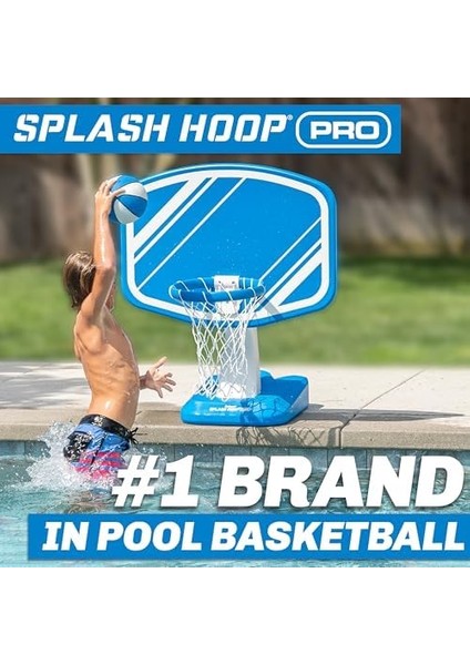 Splash Hoop Yüzme Havuzu Basketbol Oyunu, Poolside Su Basketbol Çemberi Dahil, 2 Top ve Pompa modelleri
