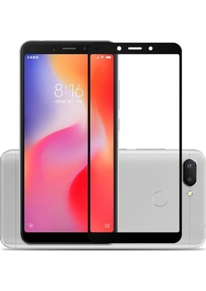 6 Uyumlu Full Kaplayan Temperli 5d Ekran Cam (Siyah) fiyatları