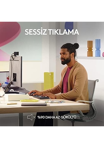 Mac Için Mx 3s Performans Kablosuz Mouse, 8.000 Dpı, ve iPad Için, Sessiz, Ergonomik, Ultra Hızlı Kaydırma, Çoklu Cihaz Özelliği, Bluetooth, Logi Bolt USB Alıcı, Beyaz modelleri