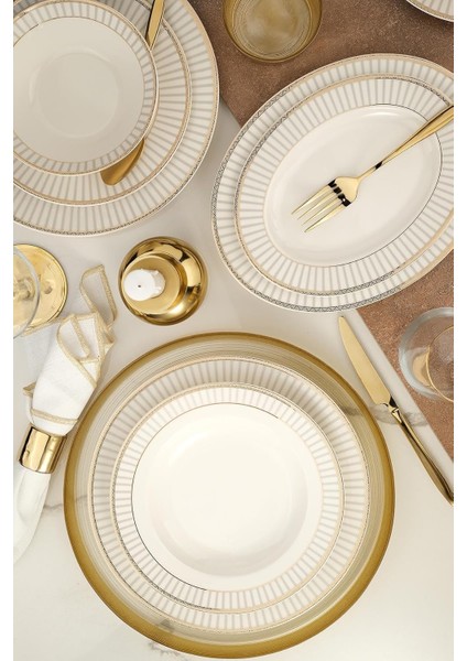 27 Parça 6 Kişilik Yemek Takımı