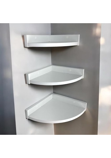 3&apos;lü Üçgen Köşe Raf 31 x 26 x 23 fiyatları