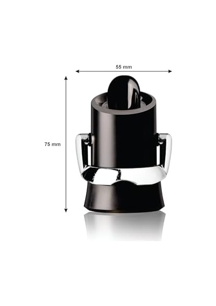 Vin Şampanya Kilit Ağızlı ve Damla Korumalı - Siyah Kutulu modelleri