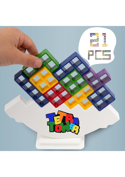 Tower Kule Denge Oyunu, 21 Parça Kule Oyun Seti, Kule Denge Oyunu