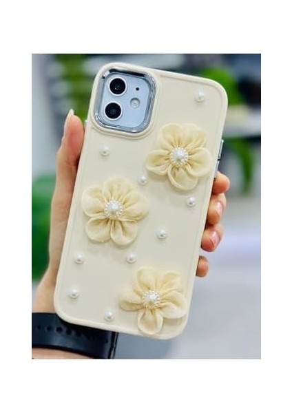 Aksesuar 11 ile Uyumlu Tül Çiçek Tasarımlı Oyuncaklı Esnek Silikon Kılıf fiyatları