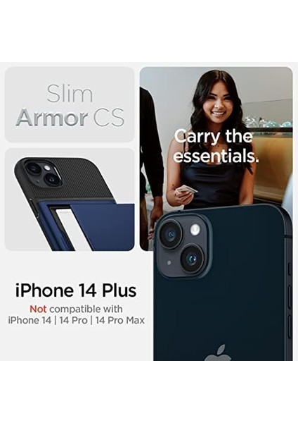 14 Plus ile Uyumlu Kılıf Slim Armor Cs Navy Blue - ACS04913 fiyatları
