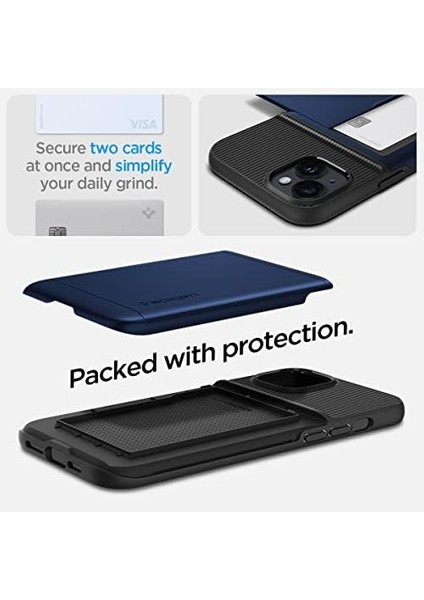 14 Plus ile Uyumlu Kılıf Slim Armor Cs Navy Blue - ACS04913 modelleri