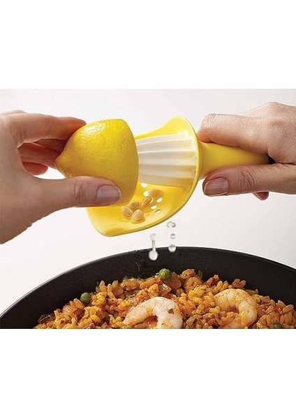 - Sıçrama Korumalı ve Çekirdek Tutuculu Sıkacağı - Sarı/beyaz modelleri