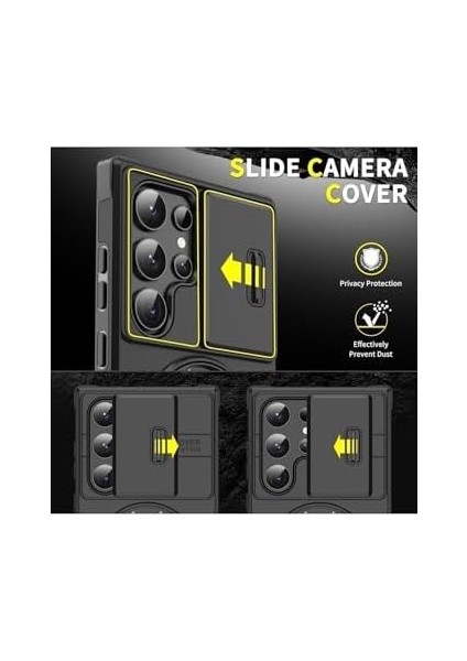 S23 Için ile Uyumlu Kılıf Kamera Korumalı Sürgülü 360 Derece Dönebilen Darbelere Karşı Dayanıklı Renkli Tank Kapak fiyatları