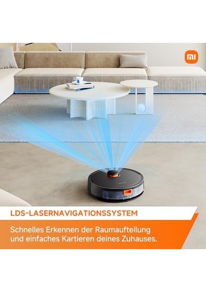 Vacuum S20, 5000PA Emiş Gücü, Akıllı Süpürge, Siyah modelleri