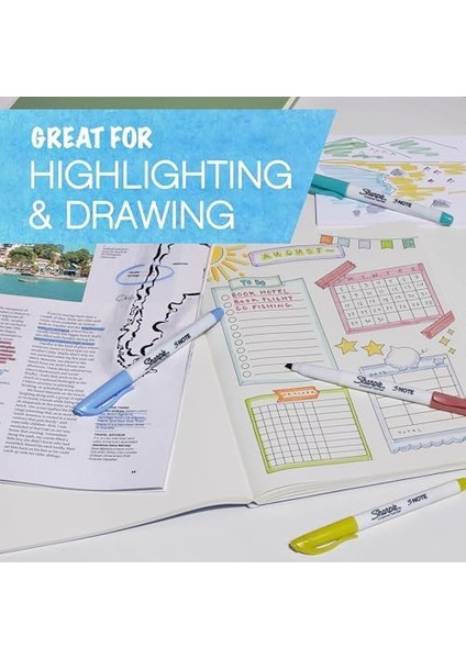 S- Fosforlu Işaretleme, 12&apos;li Blister, Karışık modelleri