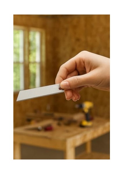 Bıçağı Yedeği, 18 mm x 0,5 Mm, Karbon Çelik, Ultra Keskin, Dayanıklı Uç, 7 Kırımlı, Endüstriyel Kesici Bıçak, Yedek Parça, Detay Kesim (Kutulu, Adet, 100) modelleri