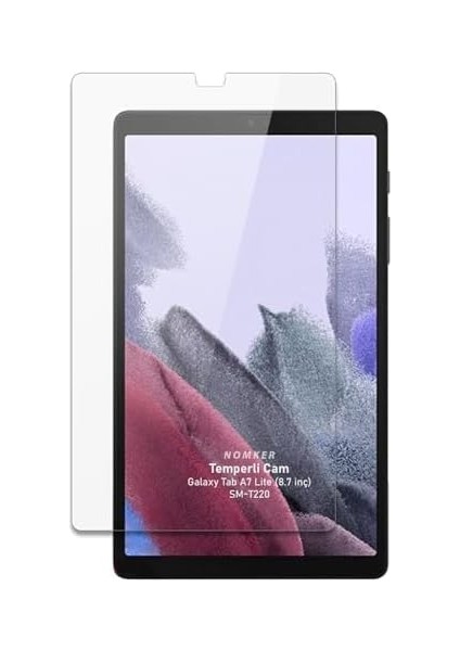 Tab A7 Lite SM-T220 Uyumlu 8.7 Inç Temperli Ekran Kırılmaz Cam Glass T220 T225 T227 modelleri