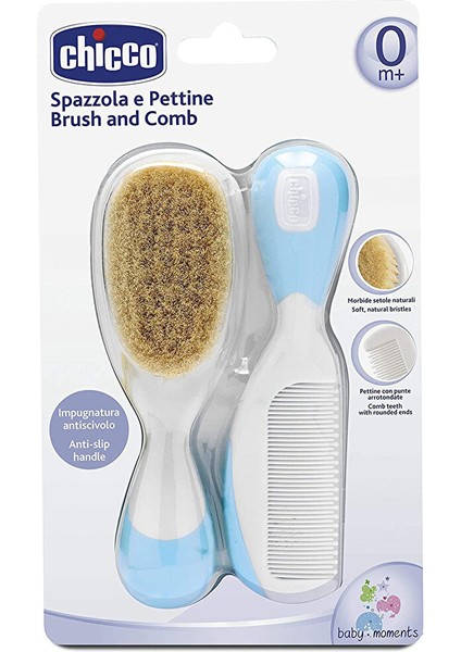 Bebek Yumuşak Fırça Tarak Seti 0 Ay+ 1 Adet