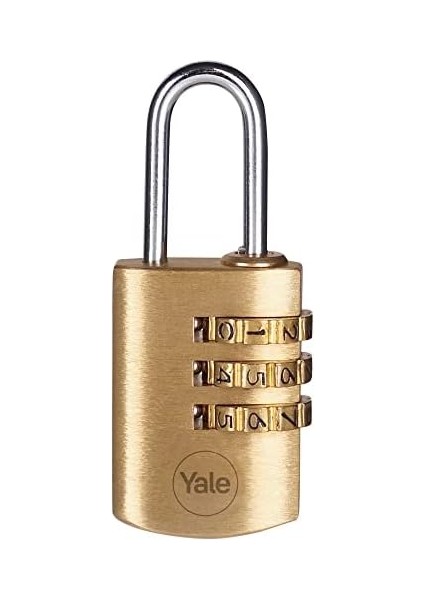 Y150B/22/120/2-22MM Şifreli Pirinç Asma Kilit 2&apos;li Set - Koruma - Çelik Halka - 3 Haneli Şifre modelleri