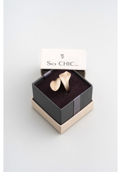 Serena Parıltısı 18 Ayar Sarı Altın Kaplama Gümüş Yüzük indirimleri