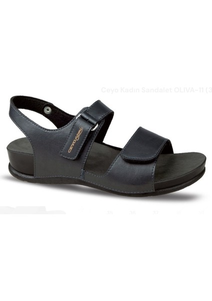 Kadın Ortopedik Rahat Sandalet Olıva-11