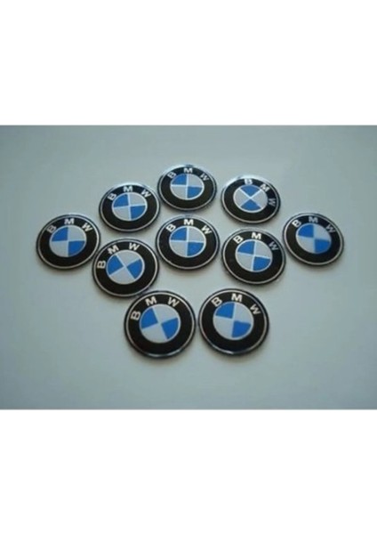 Bmw Için Araç Anahtar Logo Amblemi (11MM) 4 Adet Damla Etiket fiyatları
