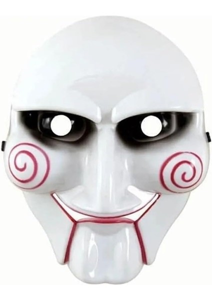 Winky Maske Testere Halloween Kostüm Korku Maskesi Beyaz Renk