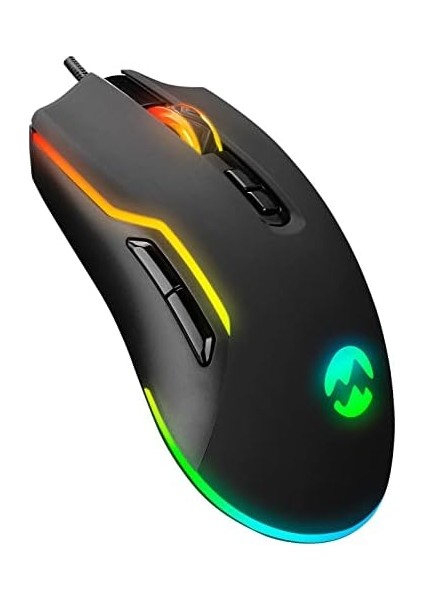 SM-G14 Dusk USB Siyah 1600-7200 Dpi Rgb Ledli Gaming Oyuncu Mouse fiyatları