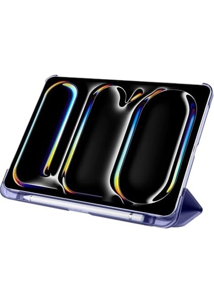 iPad Pro 11 3./4. Nesil M2 ile Uyumlu Kılıf Flip Cover Bölmeli Pc 2020-2022 Lacivert modelleri