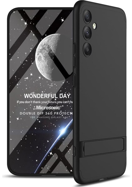 Galaxy A54 Için Kılıf Double Dip 360 Protective Siyah [galaxy A54 ile Uyumlu Kılıf - Siyah]