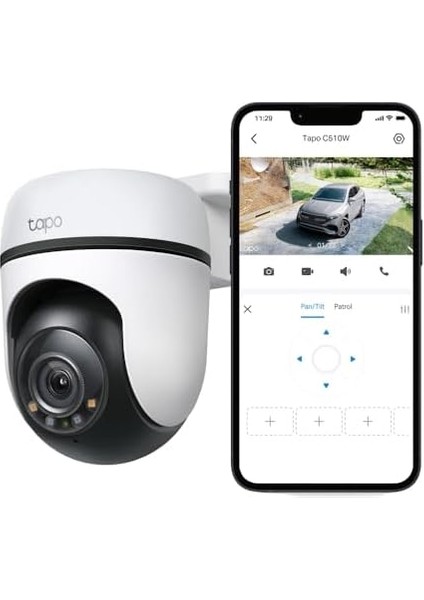 C510W, 2k Dış Mekan Wi-Fi Kamerası, Tespit/takibi, 360°, IP65 Su Geçirmez, Renkli Gece Görüşü, Çift Yönlü Ses, Bulut/yerel Depolama, Sesli ve Işıklı Alarm fiyatları