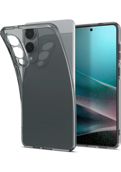 Galaxy S25 Edge ile Uyumlu Ince Kılıf Crystal Sararma Karşıtı Duraclear Hava Kanalı Teknolojisi Askeri Sınıf Koruma Space Crystal Şeffaf Kapak - ACS09426