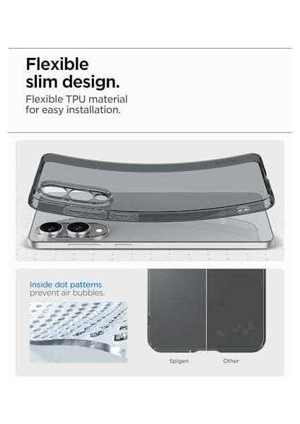 Galaxy S25 Edge ile Uyumlu Ince Kılıf Crystal Sararma Karşıtı Duraclear Hava Kanalı Teknolojisi Askeri Sınıf Koruma Space Crystal Şeffaf Kapak - ACS09426 fiyatları