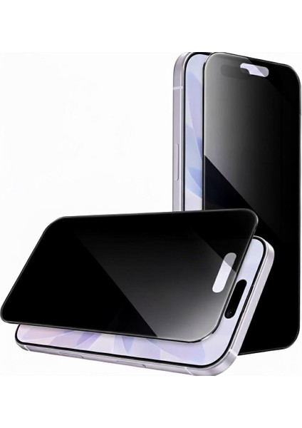 17 Uyumlu Hayalet Cam – Privacy Temperli Cam Ekran Koruyucu, Çizilmez, Darbe DAYANIKLI,%100 Gizlilik Koruması