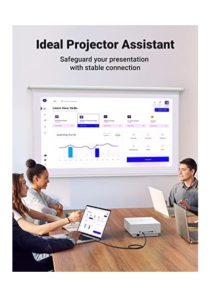 4K Displayport HDMI Dönüştürücü Kablo, 3 Metre, Siyah modelleri