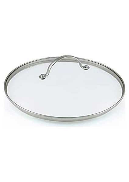 Evrensel Cam Kapak, Kızartma Tavası ve Tencere Için, Paslanmaz Çelik Saplı, Bulaşık Makinesinde Yıkanabilir – 20 Cm, Şeffaf fiyatları