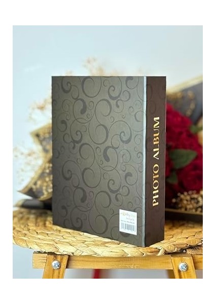RS306 Fotoğraf Albümü 10X15CM 200 Fotoğraf Kapasiteli Retro Desenli Lüks Albüm modelleri