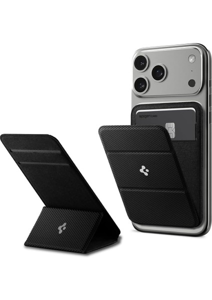 Magsafe ile Uyumlu Kart Hazneli Cüzdan (15/14/13/12 Serisi Için) Smart Fold Wallet - AMP02746