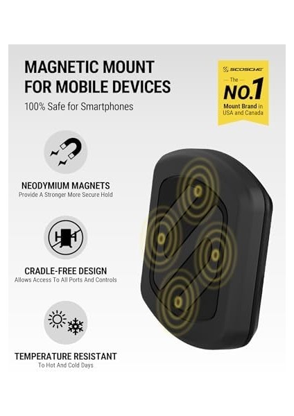Magdmb Manyetik Araç Için Telefon Tutucu - 360 Derece Ayarlanabilir Kafa, Tüm Cihazlarla Evrensel - Gösterge Tablosu modelleri