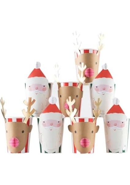 - Christmas Cups - Yeni Yıl (8&apos;li) modelleri