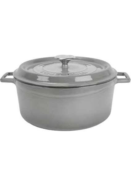 Metal Premium Serisi - Döküm Yuvarlak Tencere, 24 Cm, Majolik Gri fiyatları