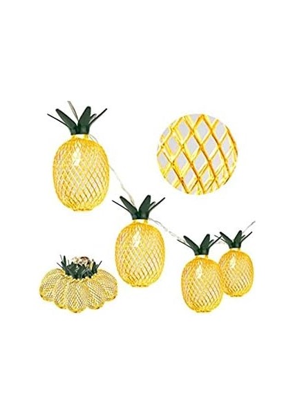 EE34YT1428 Dekoratif Pilli Ananas Pilli Şerit LED Işık, 1 Metre fiyatları