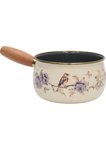 Fiorella Ahşap Saplı Haşlama ve Sos Tavası 16 cm