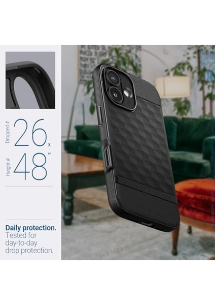 16 Plus ile Uyumlu Ince Magsafe Kılıf Capella Mag Sararma Karşıtı Hava Kanalı Teknolojisi Askeri Sınıf Koruma Şeffaf Kapak - ACS08103 fiyatları