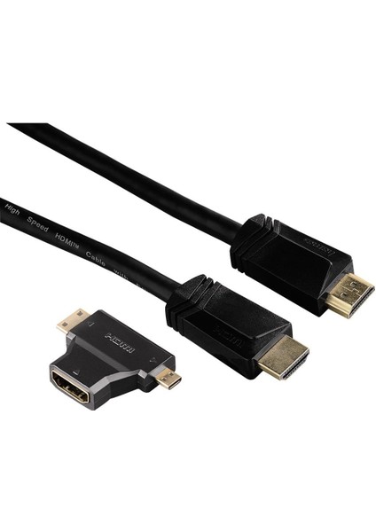 HDMI Ethernet, 4k, 1.5m+ A-Minic+A-Microd Adptr