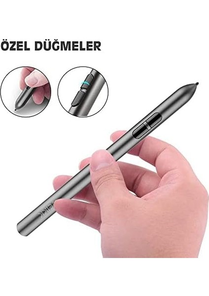 Veikk S640 ve A30 Grafik Tabletler Için 8192L Pilsiz Kalem (Veikk modelleri