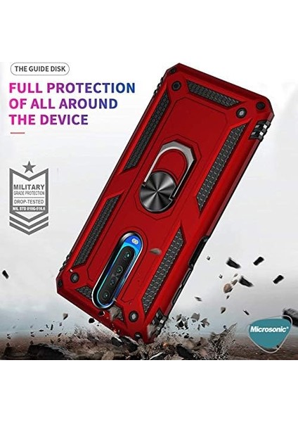 K30 Için Kılıf Military Ring Holder Siyah [ K30 ile Uyumlu Kılıf - Siyah] modelleri