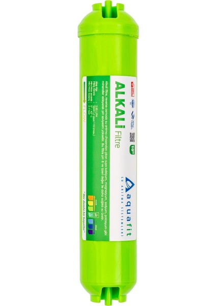 Alkali Filtre Su Arıtma Cihazı Filtresi (Tüm Cihazlarla Uyumludur)