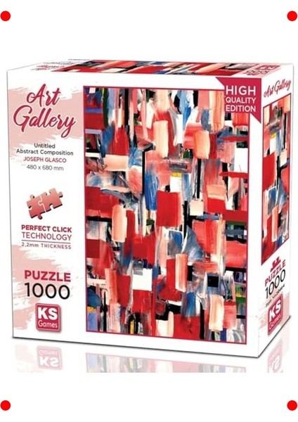 Soyut Sanat Yapboz - 1000 Parça Yetişkin Bulmacası