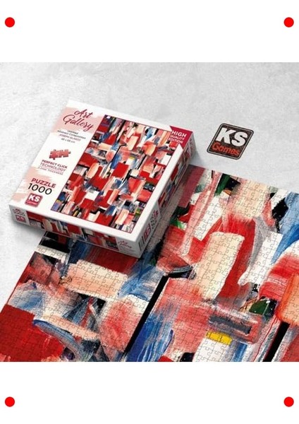 Soyut Sanat Yapboz - 1000 Parça Yetişkin Bulmacası modelleri