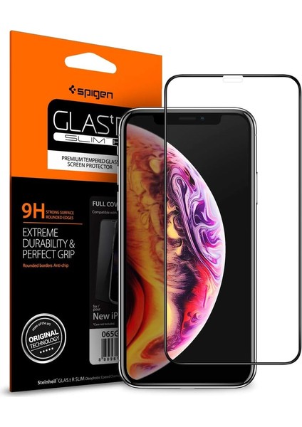 11 Pro Max / Xs Max ile Uyumlu Cam Ekran Koruyucu Tam Kaplayan Glas.tr Full Cover Hd - 065GL25232