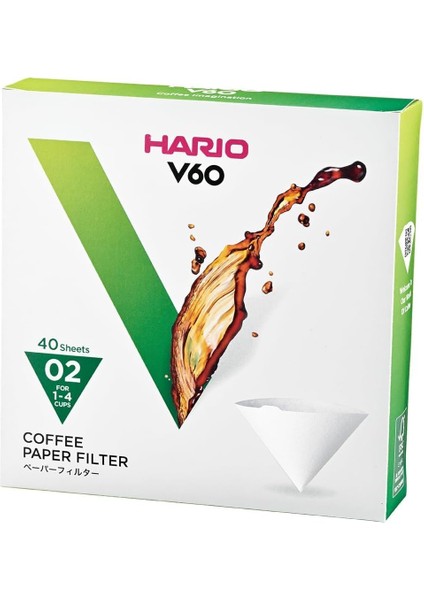 V60 02 Dripper Filtresi (40 Adet)