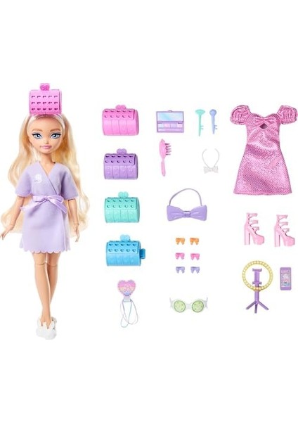 Ile Hazırlan Şekillendirilmiş Saçlı &apos;malibu&apos; Bebek, Sürpriz Saç Aksesuarları ve 15&apos;ten Fazla Görünüm, JGG38 modelleri